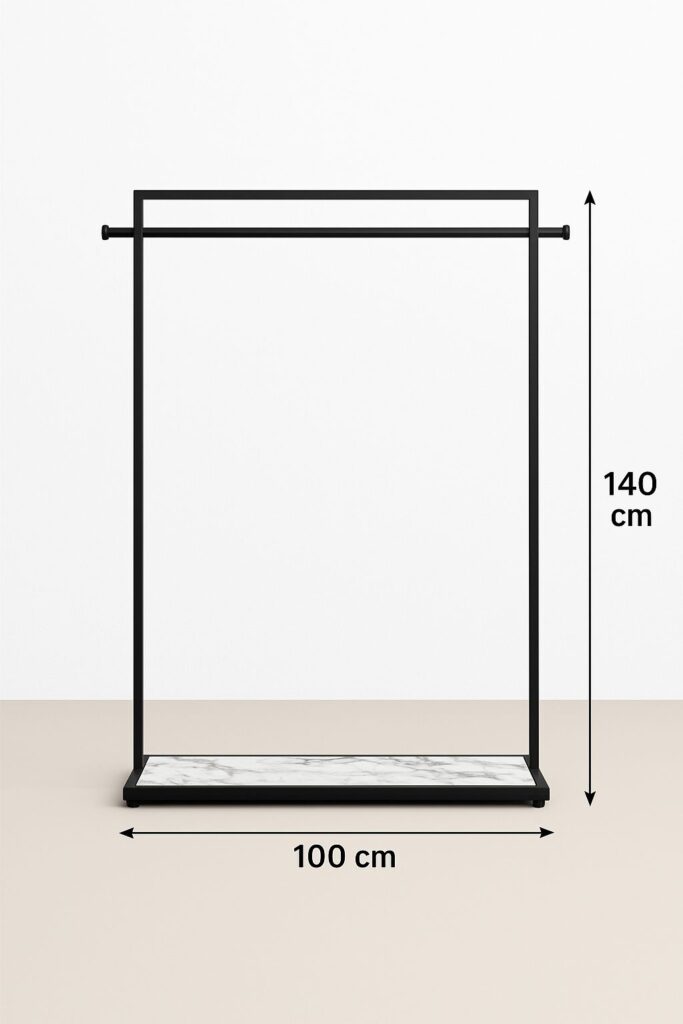 Mittelraumständer 140 x 100 Modell 1064, Farbe wählbar