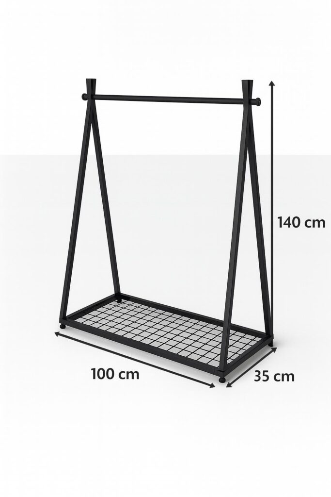 Mittelraumständer 140 x 100 Modell 1067, Farbe wählbar