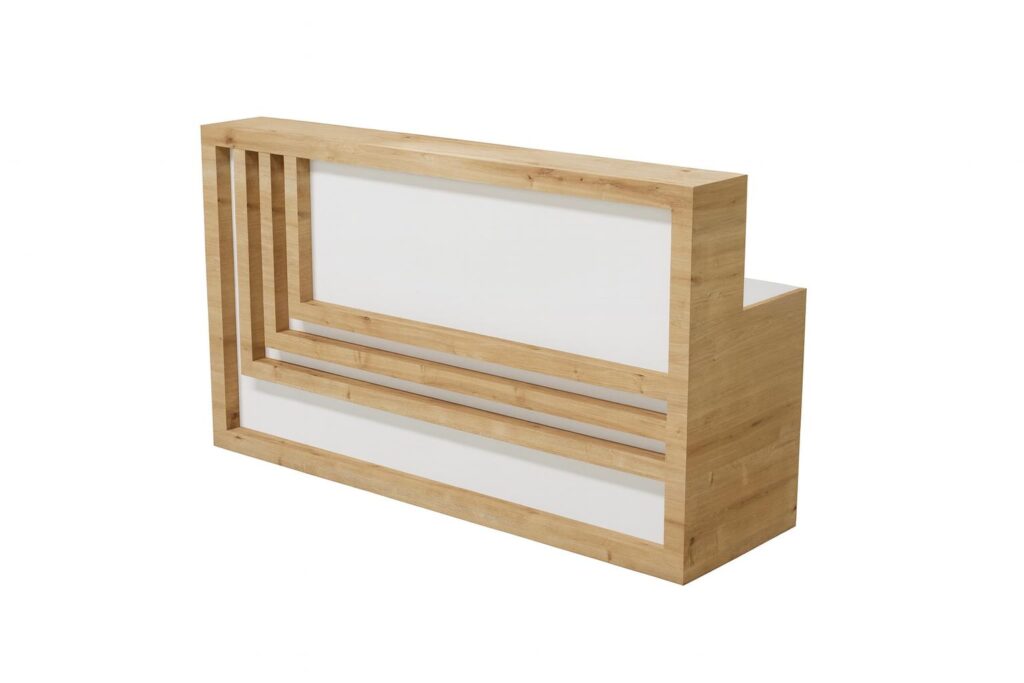 Kassentheke Modell 3022 Länge 1500 cm x Höhe 110 cm x Tiefe 60 cm