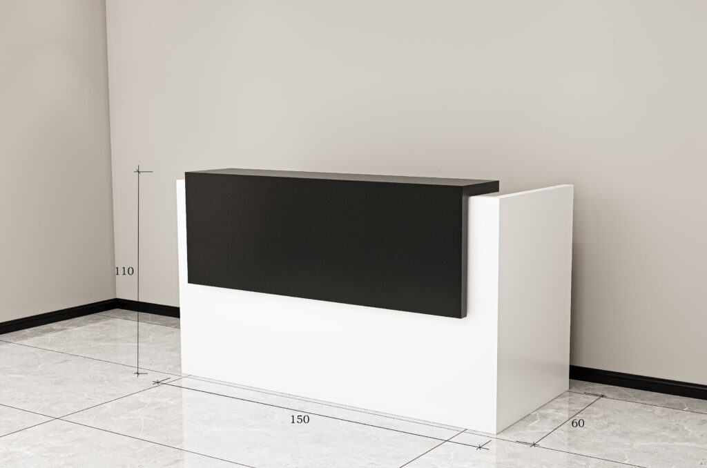 Kassentheke Modell 3005 Länge 1500 cm x Höhe 110 cm x Tiefe 60 cm